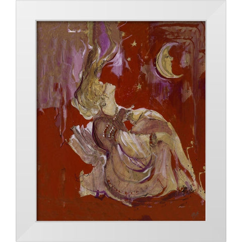 Dreams I White Modern Wood Framed Art Print by Wiley, Marta