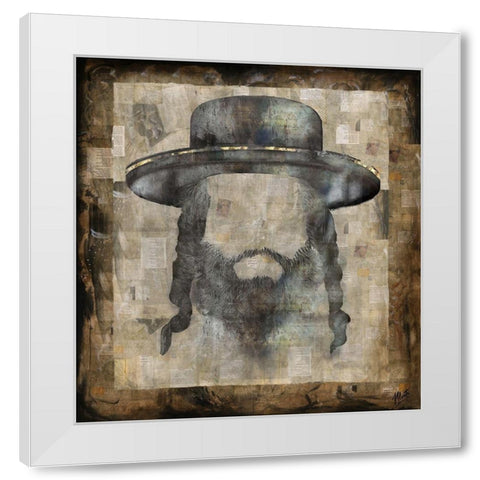 Orthodox Hat I White Modern Wood Framed Art Print by Wiley, Marta