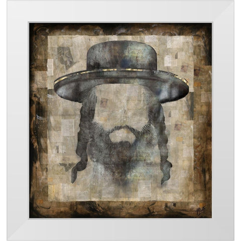 Orthodox Hat I White Modern Wood Framed Art Print by Wiley, Marta