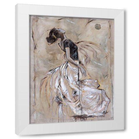 Living The Dream White Modern Wood Framed Art Print by Wiley, Marta