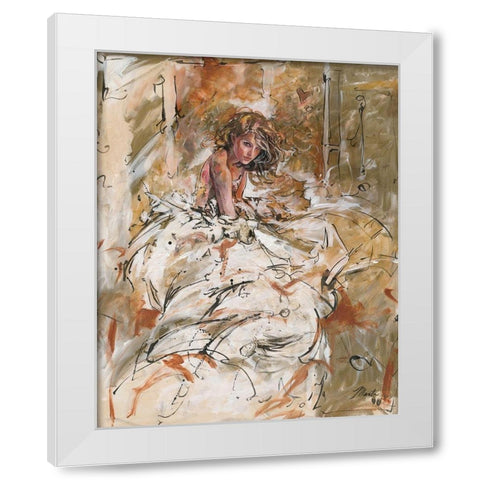 Dreams White Modern Wood Framed Art Print by Wiley, Marta