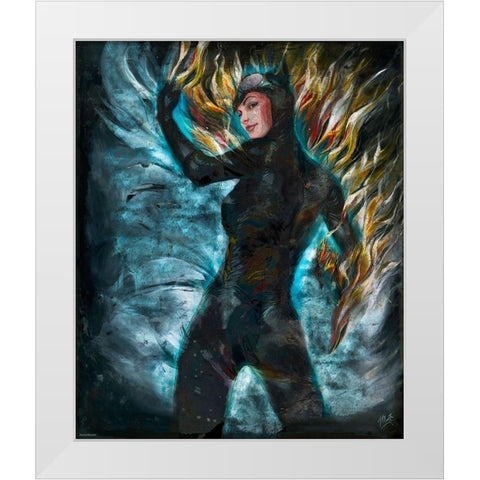 Sexy Villian II White Modern Wood Framed Art Print by Wiley, Marta