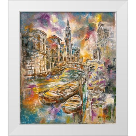 Sepia Italy V White Modern Wood Framed Art Print by Wiley, Marta