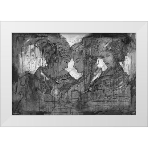 BandW Sketch II White Modern Wood Framed Art Print by Wiley, Marta