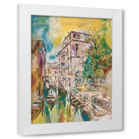 Italy, Yellow White Modern Wood Framed Art Print by Wiley, Marta