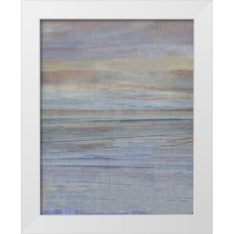Dawn White Modern Wood Framed Art Print by Wiley, Marta