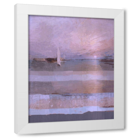 Classical Sail Sand White Modern Wood Framed Art Print by Wiley, Marta