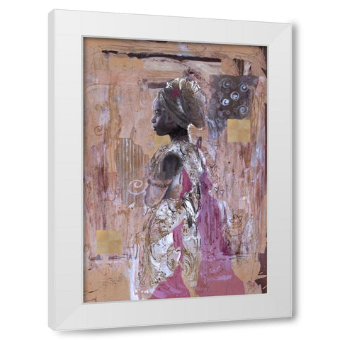 African Dream Sand White Modern Wood Framed Art Print by Wiley, Marta