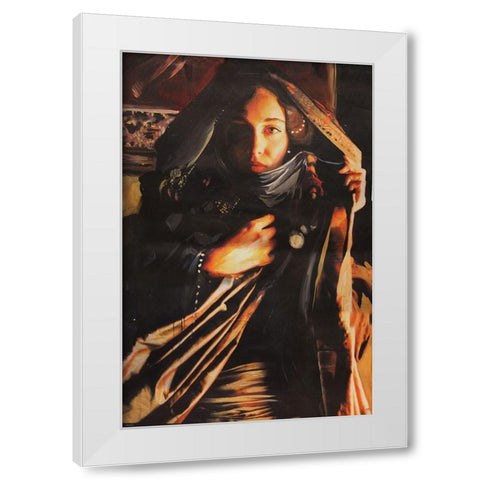 Wiley Sisters- Marta Wiley White Modern Wood Framed Art Print by Wiley, Marta