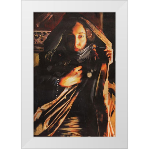 Wiley Sisters- Marta Wiley White Modern Wood Framed Art Print by Wiley, Marta