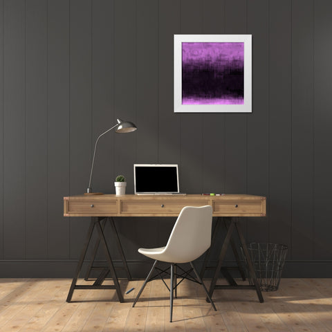 Burgandy Abstract White Modern Wood Framed Art Print by Wiley, Marta