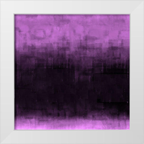 Burgandy Abstract White Modern Wood Framed Art Print by Wiley, Marta