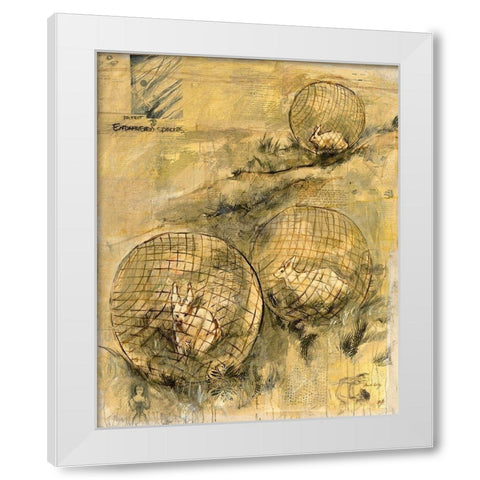 Extinction and Protection White Modern Wood Framed Art Print by Wiley, Marta