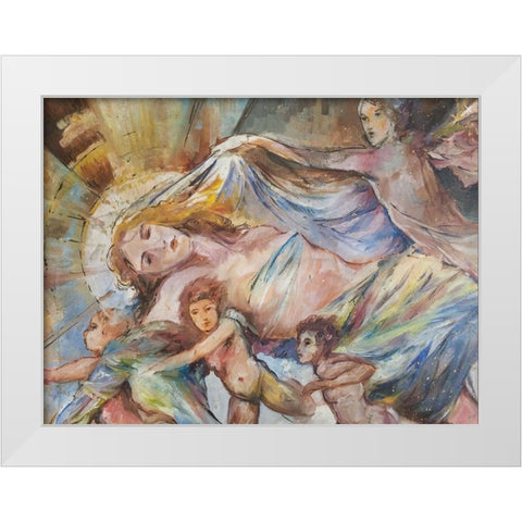 Renaissance Pop White Modern Wood Framed Art Print by Wiley, Marta