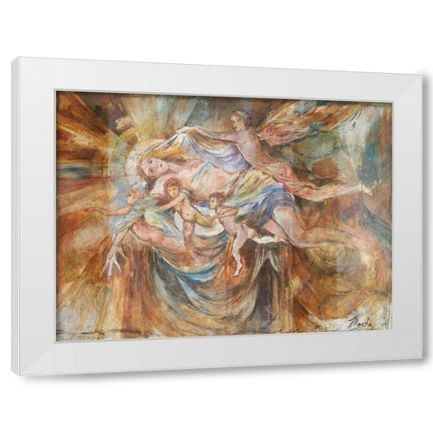Renaissance Pop White Modern Wood Framed Art Print by Wiley, Marta