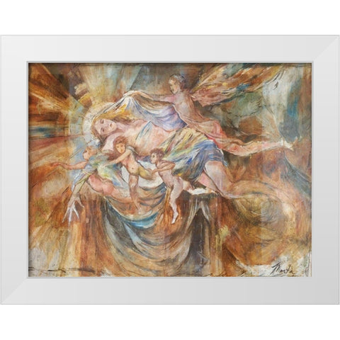 Renaissance Pop White Modern Wood Framed Art Print by Wiley, Marta