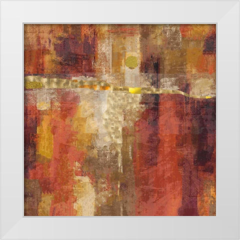 Sepia Abstract White Modern Wood Framed Art Print by Wiley, Marta