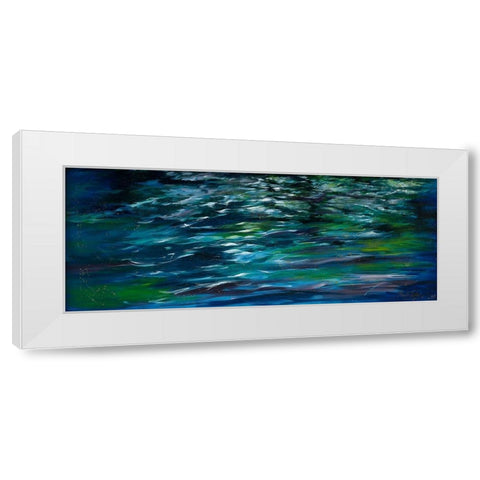 River Study III White Modern Wood Framed Art Print by Wiley, Marta