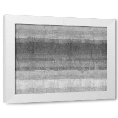 BandW Ocean Study White Modern Wood Framed Art Print by Wiley, Marta