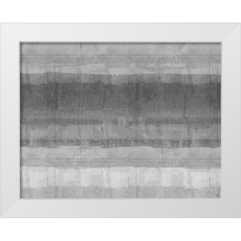 BandW Ocean Study White Modern Wood Framed Art Print by Wiley, Marta