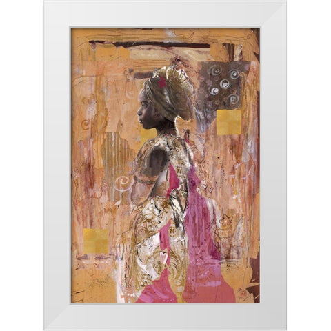 In Solitude- Light White Modern Wood Framed Art Print by Wiley, Marta