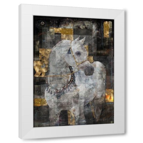 White Arabian Dream White Modern Wood Framed Art Print by Wiley, Marta