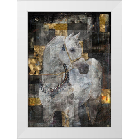 White Arabian Dream White Modern Wood Framed Art Print by Wiley, Marta