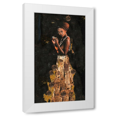 Queen Of Excellence- full length II White Modern Wood Framed Art Print by Wiley, Marta