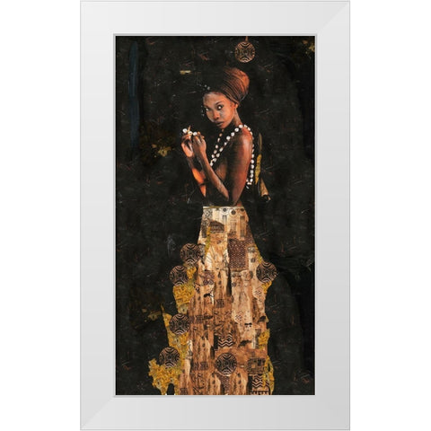 Queen Of Excellence- full length II White Modern Wood Framed Art Print by Wiley, Marta