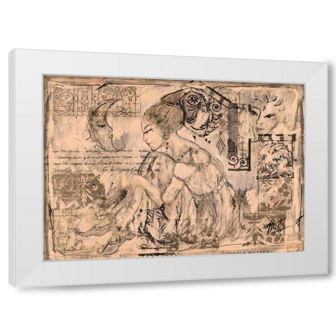 Daydream II White Modern Wood Framed Art Print by Wiley, Marta