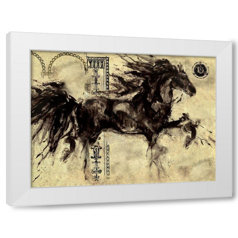 Lepa Zena Color VI White Modern Wood Framed Art Print by Wiley, Marta