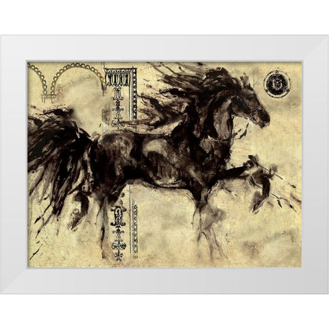 Lepa Zena Color VI White Modern Wood Framed Art Print by Wiley, Marta