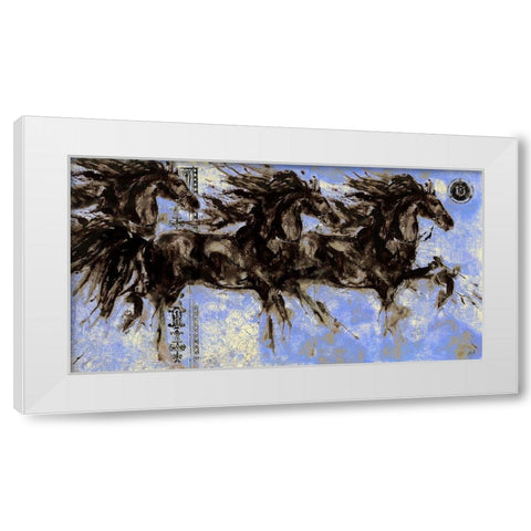 Lepa Zena 28 White Modern Wood Framed Art Print by Wiley, Marta