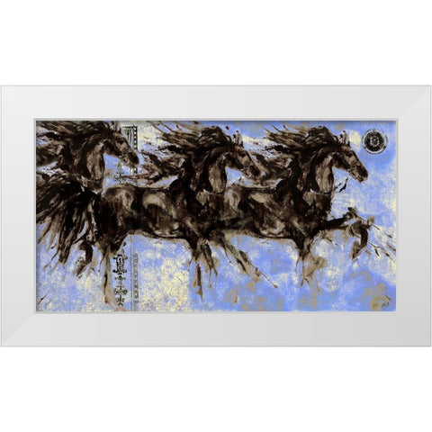Lepa Zena 28 White Modern Wood Framed Art Print by Wiley, Marta