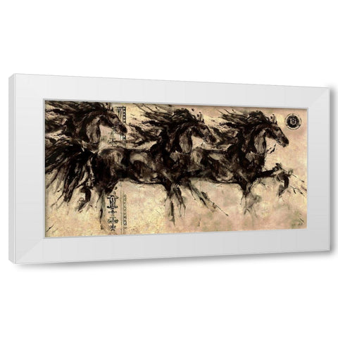 Lepa Zena 30 White Modern Wood Framed Art Print by Wiley, Marta