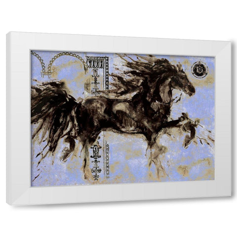 Lepa Zena Color XI White Modern Wood Framed Art Print by Wiley, Marta