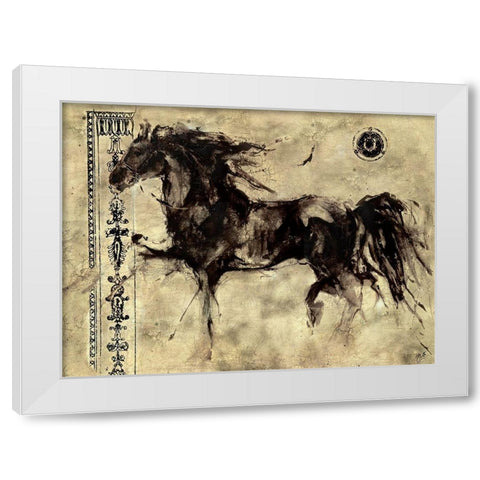 Lepa Zena XXI White Modern Wood Framed Art Print by Wiley, Marta