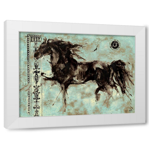 Lepa Zena 5 White Modern Wood Framed Art Print by Wiley, Marta