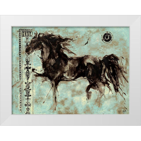 Lepa Zena 5 White Modern Wood Framed Art Print by Wiley, Marta