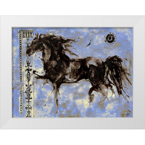 Lepa Zena 6 White Modern Wood Framed Art Print by Wiley, Marta