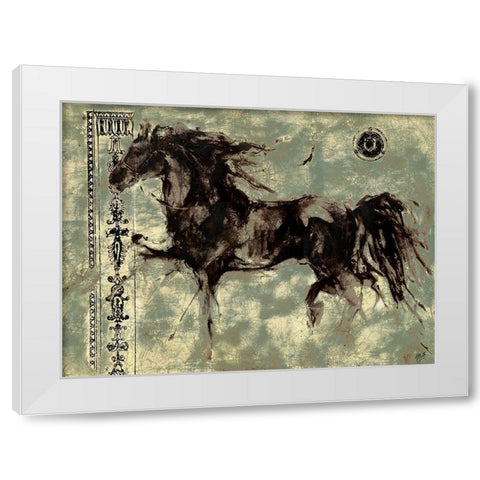 Lepa Zena 9 White Modern Wood Framed Art Print by Wiley, Marta