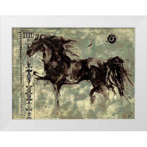 Lepa Zena 9 White Modern Wood Framed Art Print by Wiley, Marta