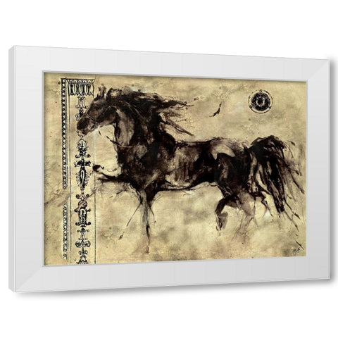 Lepa Zena 12 White Modern Wood Framed Art Print by Wiley, Marta