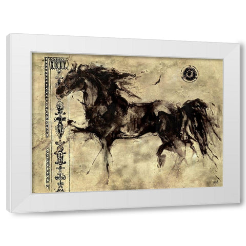 Lepa Zena 13 White Modern Wood Framed Art Print by Wiley, Marta