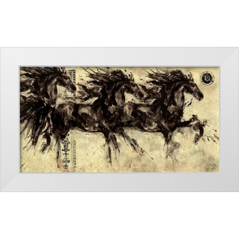 Lepa Zena 14 White Modern Wood Framed Art Print by Wiley, Marta