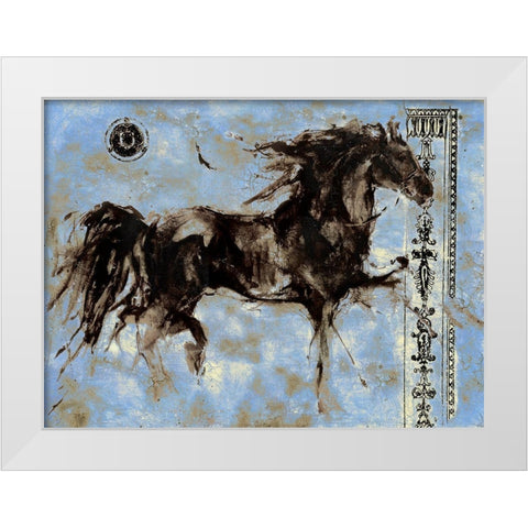 Lepa Zena 21 White Modern Wood Framed Art Print by Wiley, Marta