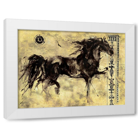 Lepa Zena 23 White Modern Wood Framed Art Print by Wiley, Marta