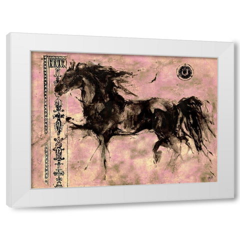 Lepa Zena 25 White Modern Wood Framed Art Print by Wiley, Marta
