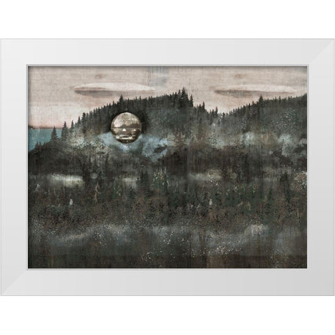 White Modern Wood Framed Art Print by Wiley, Marta