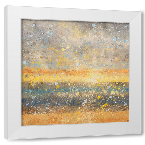 Magical Sun II White Modern Wood Framed Art Print by Wiley, Marta